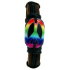NEW- Leather Rainbow Peace Bracelet